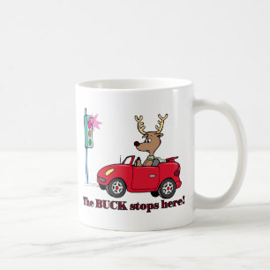 Bocken stoppar här kaffemugg