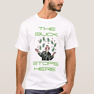 Bocken stoppar här T-tröja T-shirt