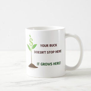 Bocken stoppar inte här! kaffemugg