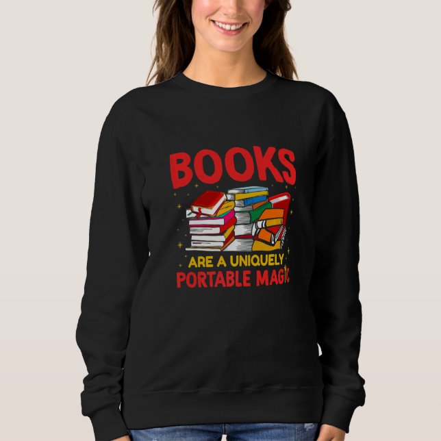 Böcker Är En Unikt Bärbar Magisk Läsning T Shirt (Framsida)