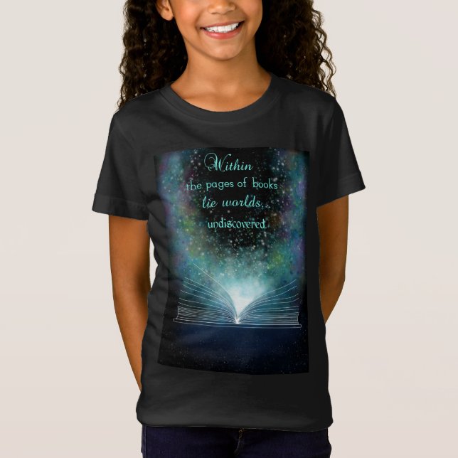 Böcker Är Magi T Shirt (Framsida)