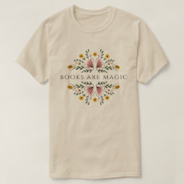 Böcker är magiska boksliga morsdagpresenter t shirt