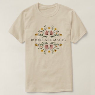 Böcker är magiska boksliga morsdagpresenter t shirt