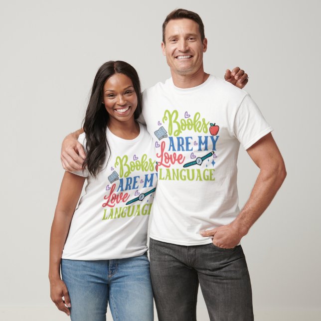 Böcker Är Mitt Kärleksspråk  T Shirt (Unisex)