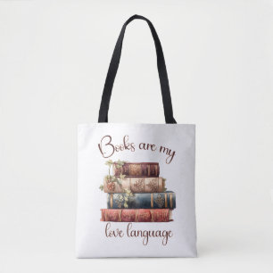 Böcker Är Mitt Kärleksspråk Tygkasse