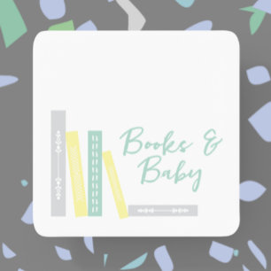 Böcker Babykalas Underlägg Papper Kvadrat