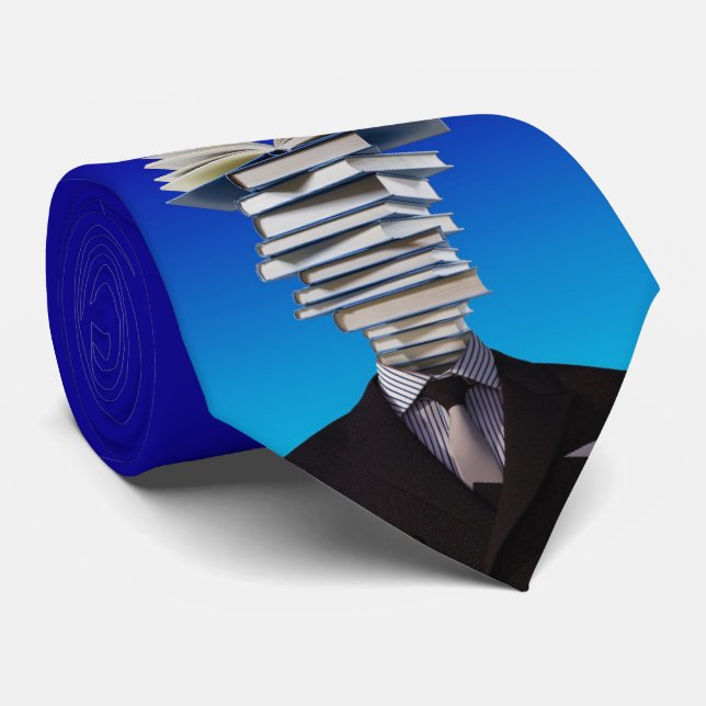 Böcker Bibliotek Skollärare  Slipsklöver Slips (Rullad)