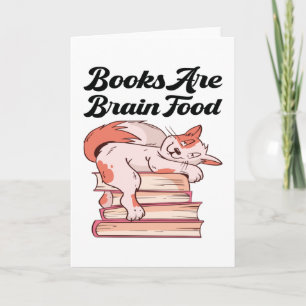 Böcker - Böcker Är Hjärnmat Kort