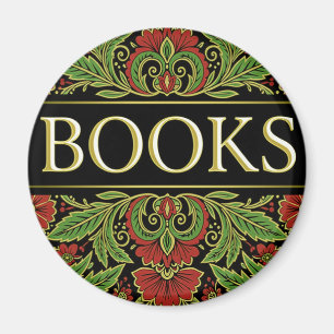 Böcker Bokälskare Författare Läsare Bibliofiler Magnet