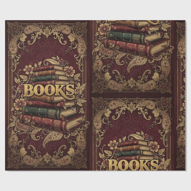 Böcker Bokälskare Författare Läsare Bibliofiler Presentpapper (Platt)