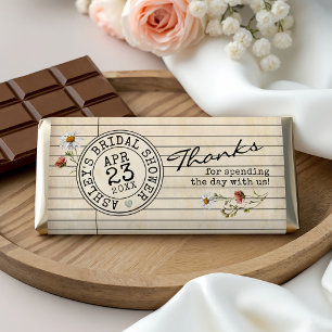 Böcker Bröllopsdusch Gör-det-själv Choklad Bar Oms Reklamblad