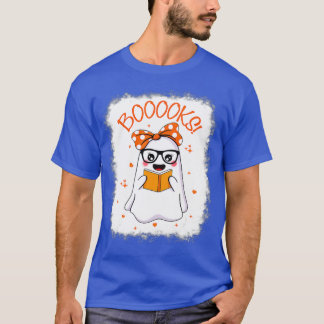 Böcker! Cute Ghost Reading Bibliotek Bokar Hallowe T Shirt