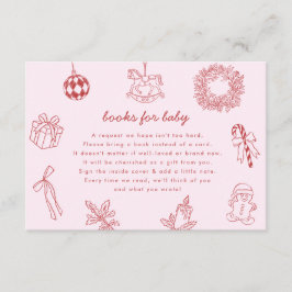 Böcker för baby fantasifull jul vinter flicka tilläggskort