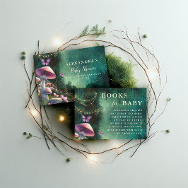 Böcker för Baby Förtrollad Skog Rosa Svampar Tilläggskort