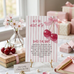Böcker för Baby Kort Körsbär Rött Rosa Retro Roset