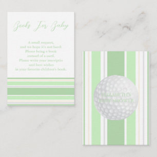 Böcker för baby Preppy-babyshower Tilläggskort