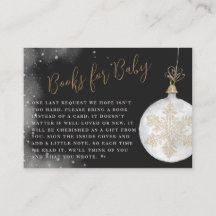 Böcker för baby snöflingor vinter baby shower