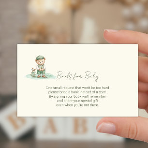 Böcker för Baby Söt Björn Golfar Tilläggskort
