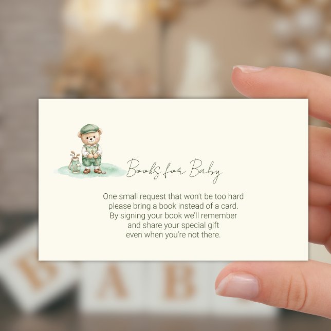 Böcker för Baby Söt Björn Golfar Tilläggskort (Skapare uppladdad)