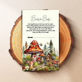 Böcker för Baby Svamp Rustik Skogsmark Höst Tilläggskort