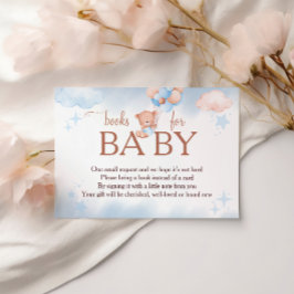 Böcker för baby Teddybjörn Blå Rosafärgad Babyfira Tilläggskort