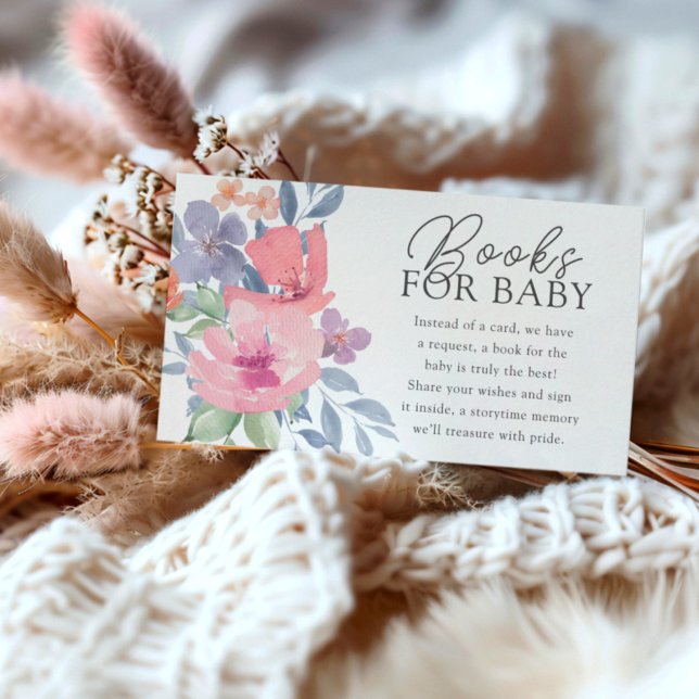 Böcker för Bebis Söta Vattenfärg Blommor Tilläggskort (Skapare uppladdad)