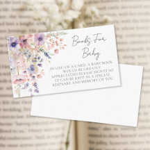 Böcker för bebis Vildblomma Blommig babyfest