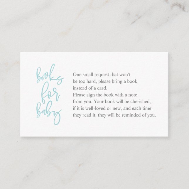 Böcker för bebisen, Kreativ tiffany grå Skrift Tilläggskort (Framsida)