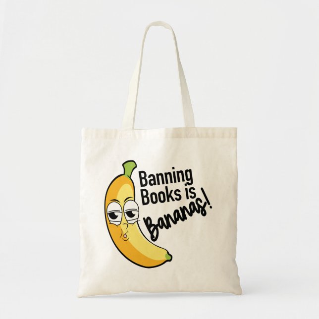 Böcker Förbjudna Bananer  Tygkasse (Framsidan)