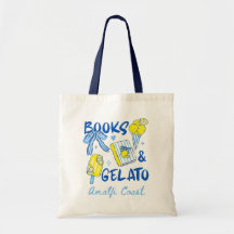 Böcker & Gelato Amalfikusten Retro Italienälskare