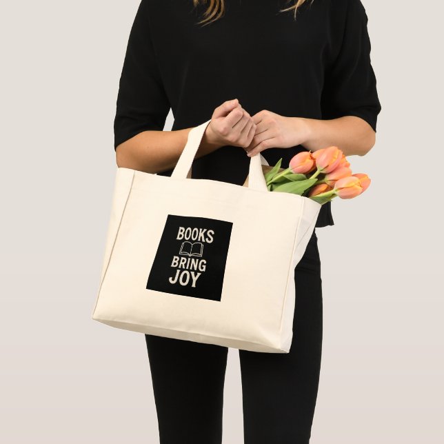 Böcker ger glädje - Läspresenter & bokälskare desi Mini Tygkasse (Framsida (produkt))