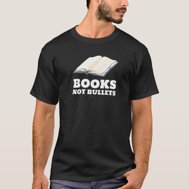 Böcker Inte Kulor Stödjer Reform Allierad för Skju T Shirt (Framsida)