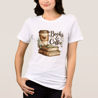 Böcker & Kaffe T-shirt