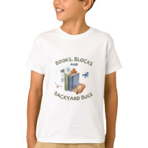 Böcker, klossar och bakgårdsinsekter Barn T-Shirt