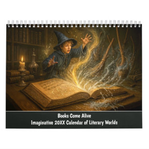 Böcker Kommer Till Liv – Fantasifull Litteratur Kalender