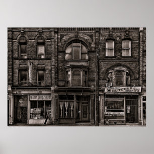 Böcker och Bistroer och Slaktare Nr 2 Poster