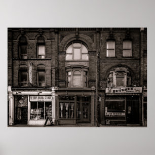 Böcker och Bistroer och Slaktare Nr 4 Poster