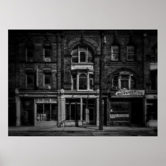 Böcker och Bistroer och Slaktare Nr 9 Poster