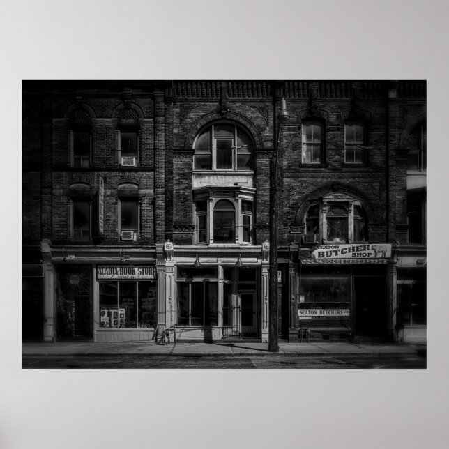 Böcker och Bistroer och Slaktare Nr 9 Poster (Framsidan)
