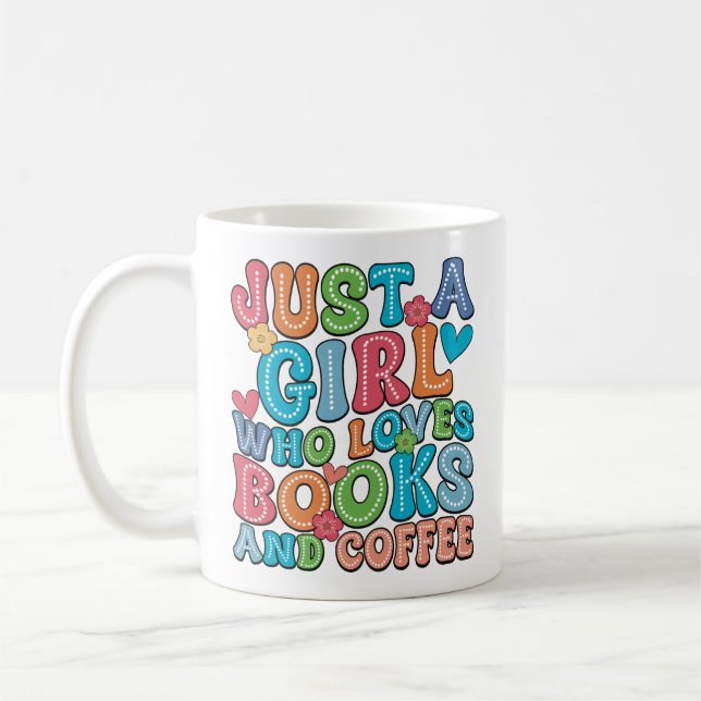Böcker och kaffefantast kaffemugg (Vänster)