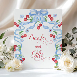 Böcker och presenter Körsbär på toppen Blå slinga  Poster