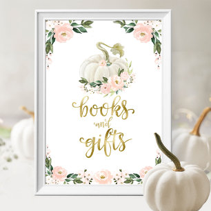 Böcker och presenter Pumpa Blommig Bebisens Första Poster