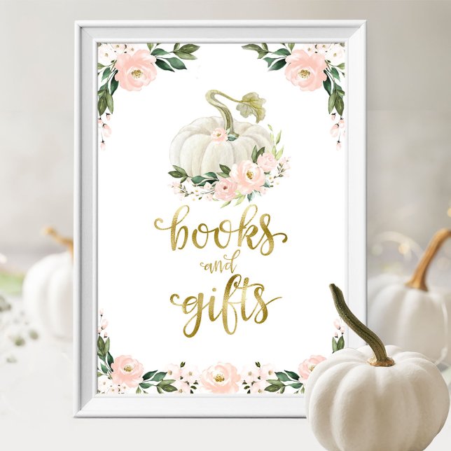 Böcker och presenter Pumpa Blommig Bebisens Första Poster (Skapare uppladdad)