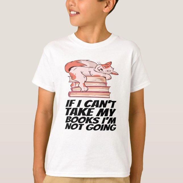 Böcker - Om jag inte kan ta med mina böcker så åke T Shirt (Framsida)