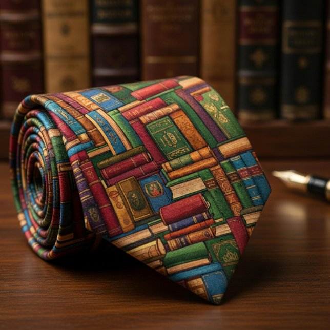 Böcker på hyllorna slips (Skapare uppladdad)