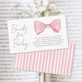 Böcker till baby Rosa rosett Babykalas Förvaringsk Tilläggskort