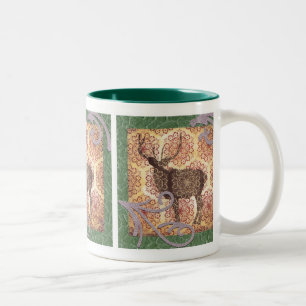 Bockhjortmugg Två-Tonad Mugg