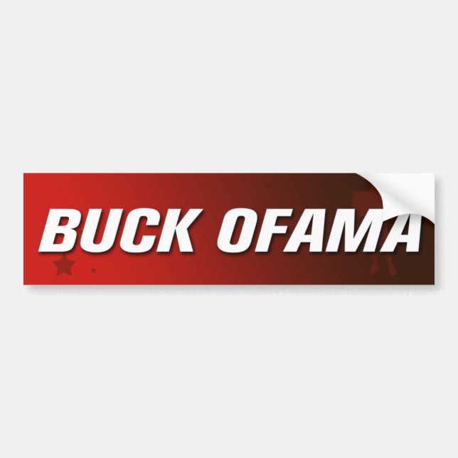 BockOfama bildekal (Framsidan)