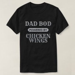 Bod från pappa med Chicken Vingar Glitter T-Shirt