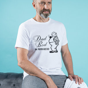 Bod i pappa pågår   Funny Fars dag T Shirt